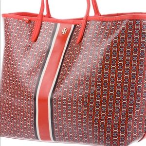 Tory Burch Gemini Link Canvas Tote